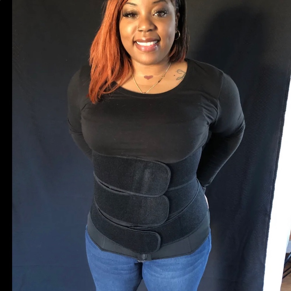 Secure waist trainer